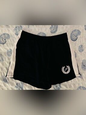 Victoria’s Secret PINK Black and White Sweatpant Shorts